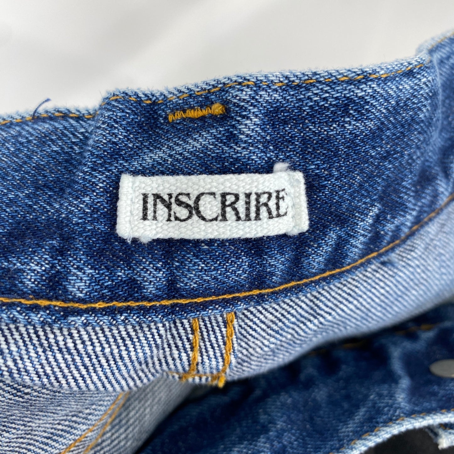 INSCRIRE ダメージデニム メンズ L 青系【中古】