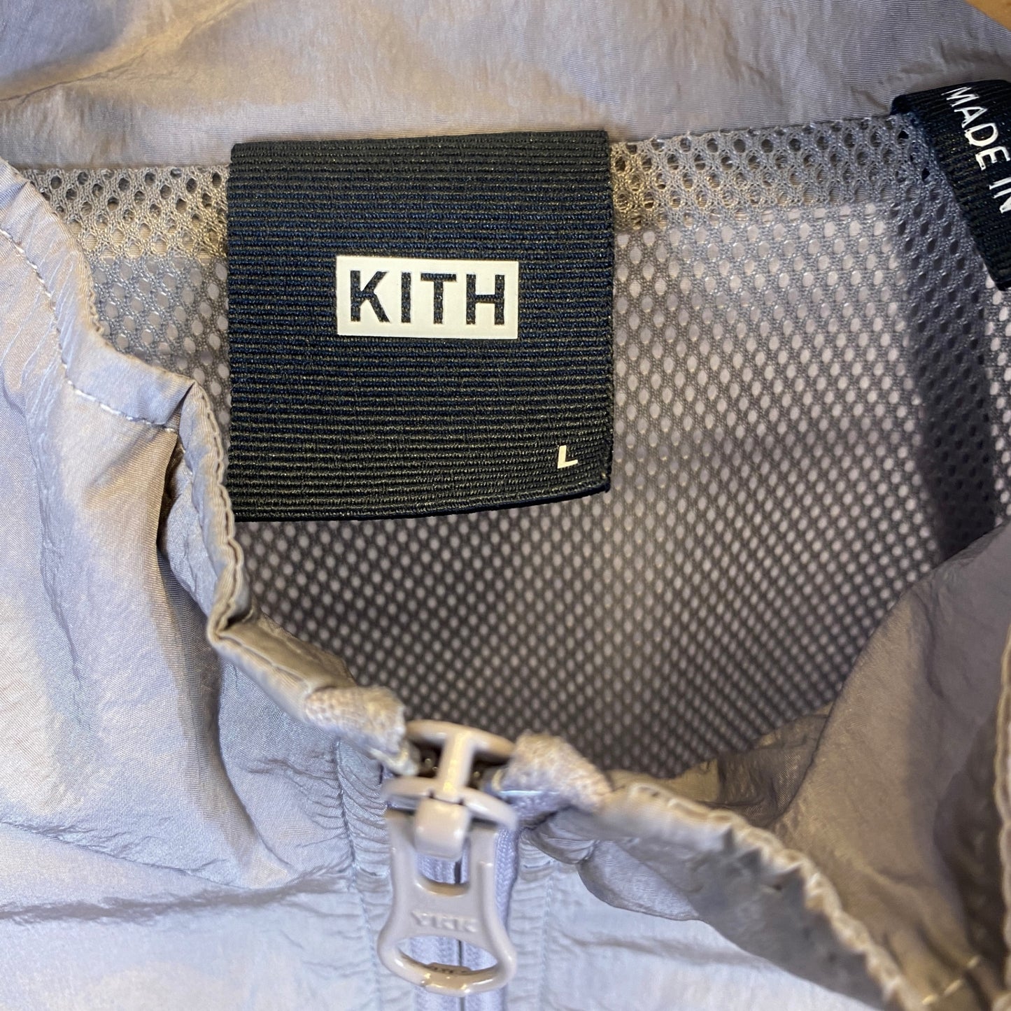 KITH ナイロンブルゾン メンズ L グレー系【中古】
