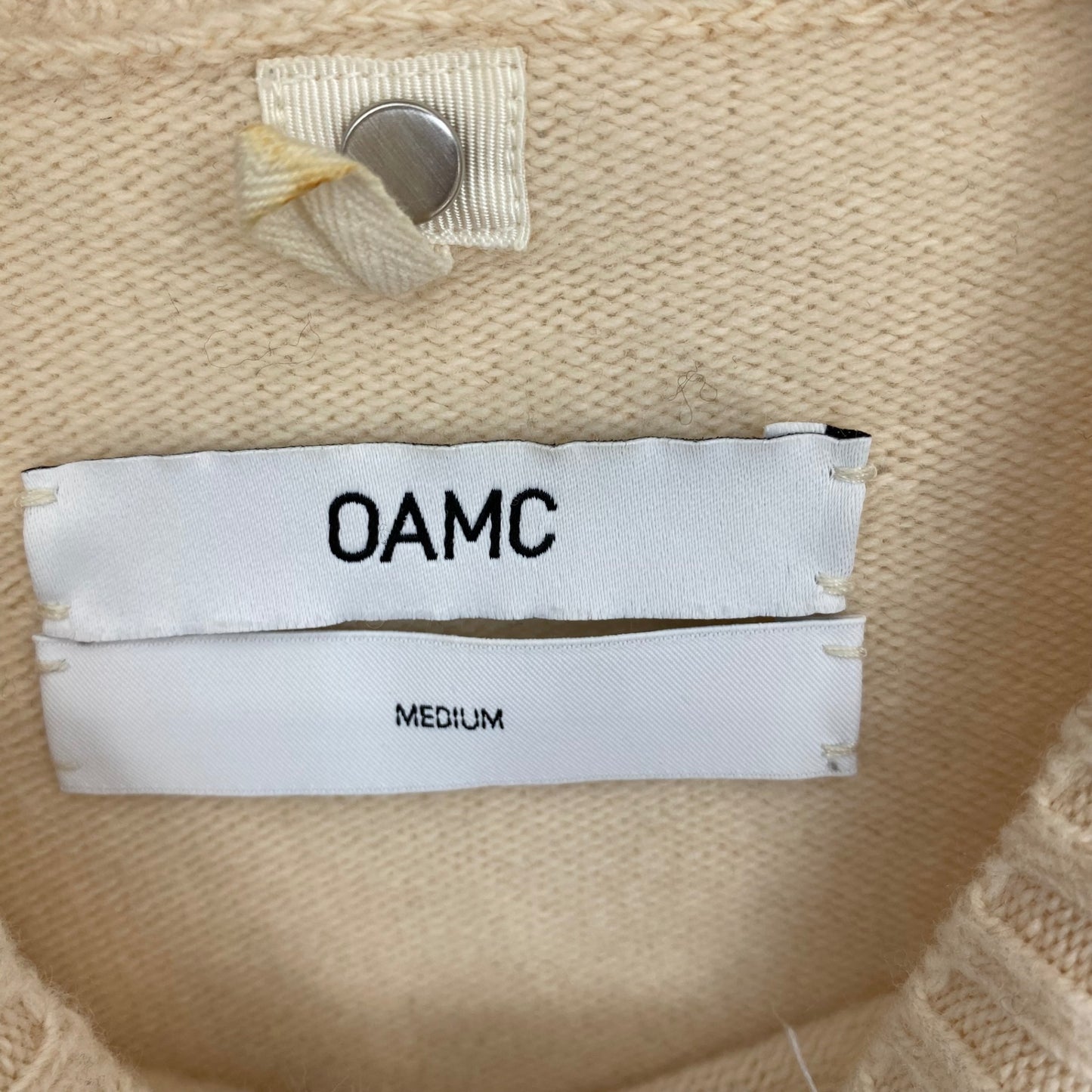 OAMC 長袖クルーネックニット メンズ M 白系【中古】