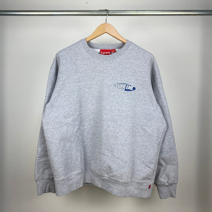 SUPREME クルーネックスウェット メンズ L グレー系【中古】