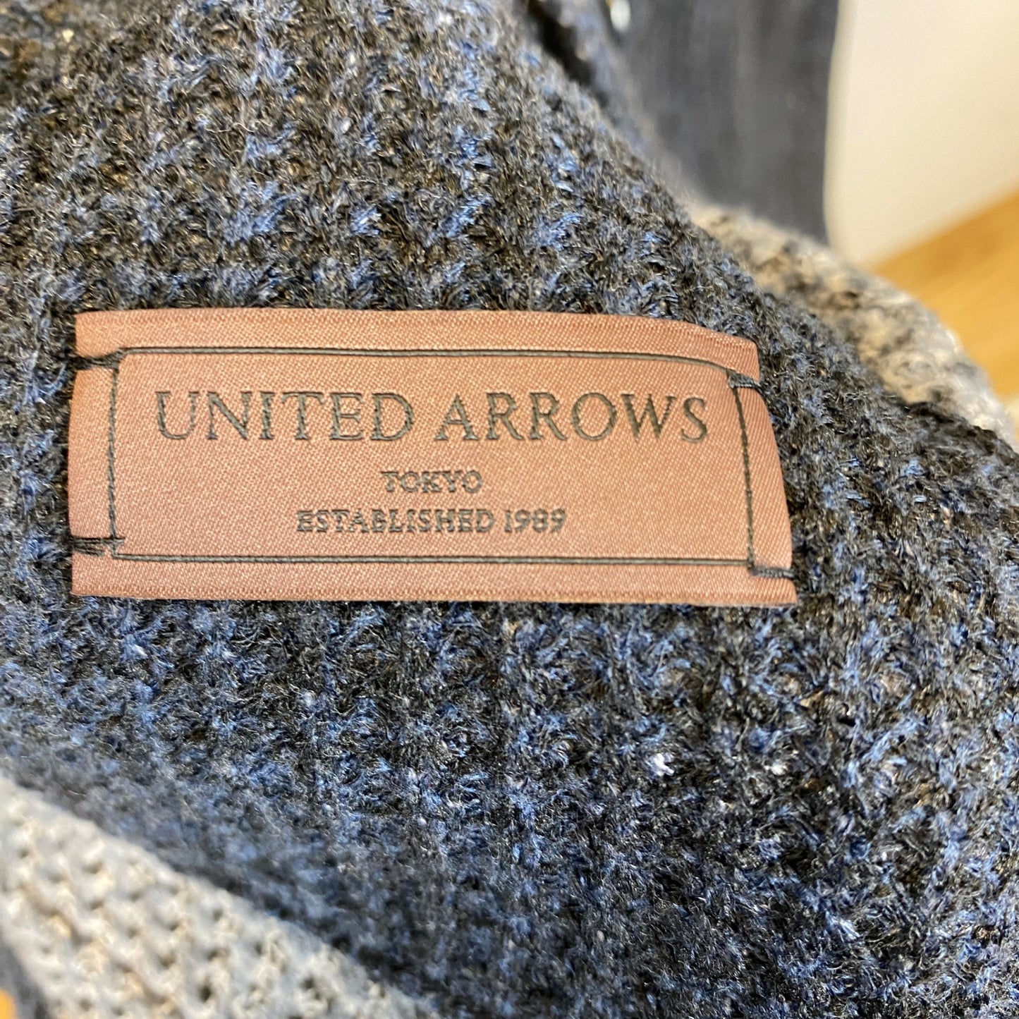 UNITED ARROWS テーラードニットジャケット メンズ XL 紺系【中古】