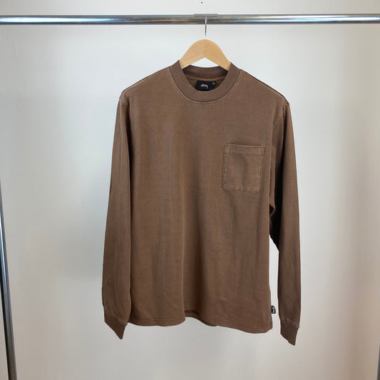 STUSSY ロンT メンズ L 茶系【中古】