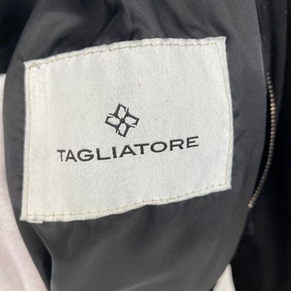 TAGLIATORE シングルライダースブルゾン メンズ XL 黒系【中古】