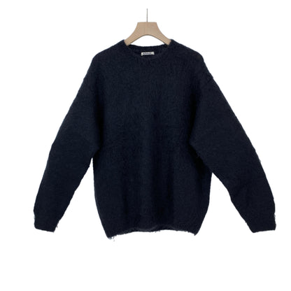 AURALEE モヘアニット メンズ XL 黒系【中古】