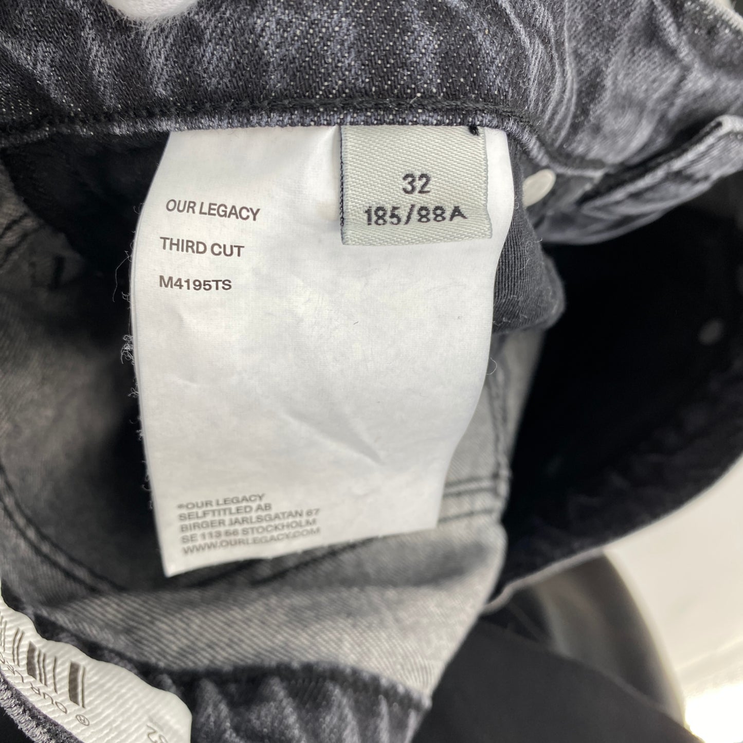 OUR LEGACY デニムパンツ メンズ M 黒系【中古】