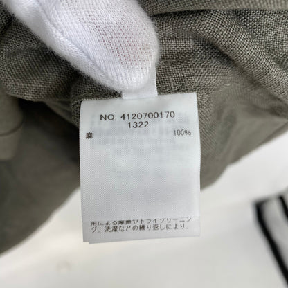 RHC 半袖リネンシャツ メンズ L カーキ系【中古】