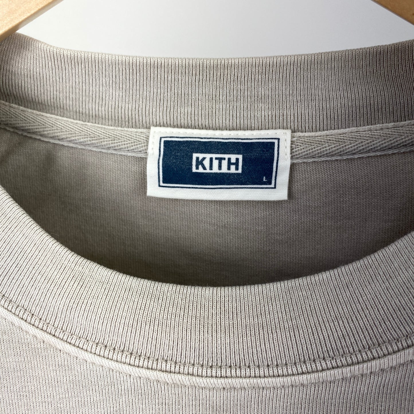 KITH ロンＴ メンズ L ベージュ系【中古】