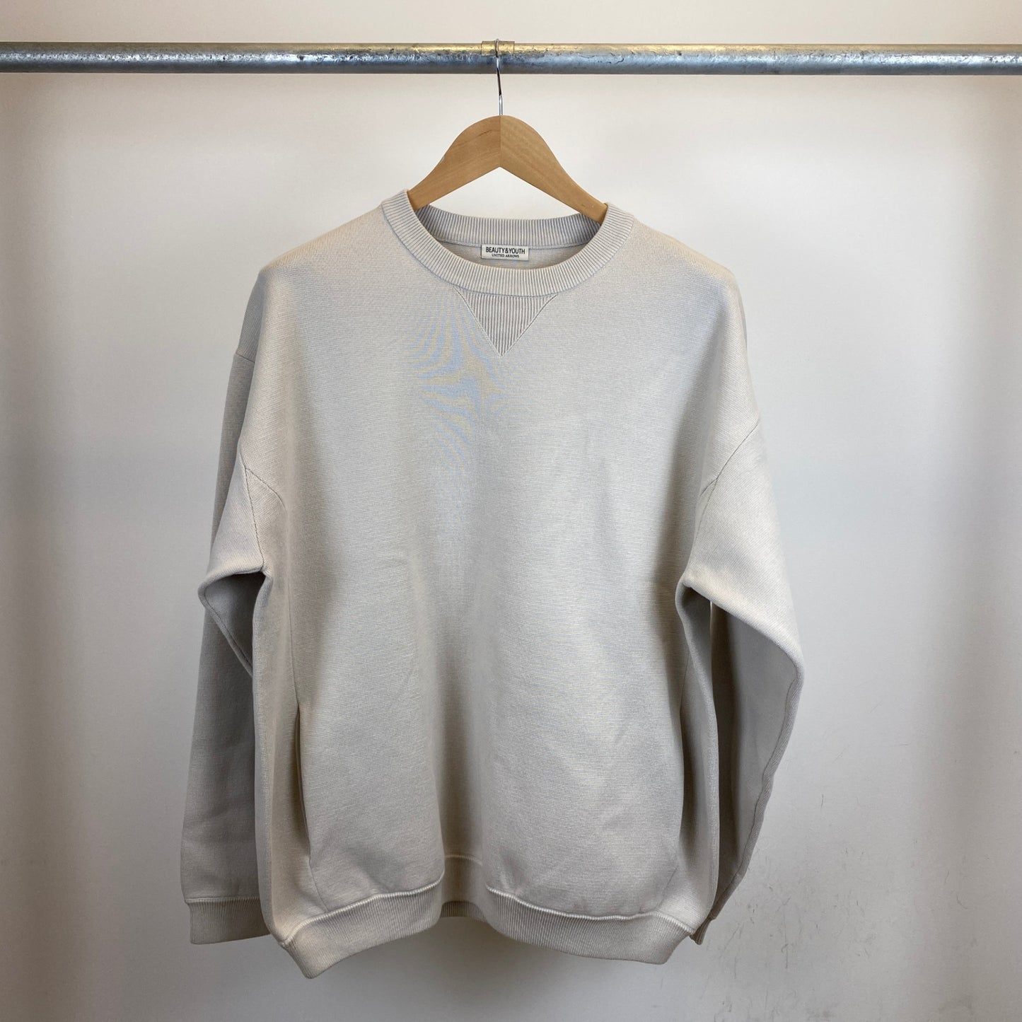 BEAUTY&YOUTH UNITED ARROWS 長袖ニット メンズ XL 白系【中古】