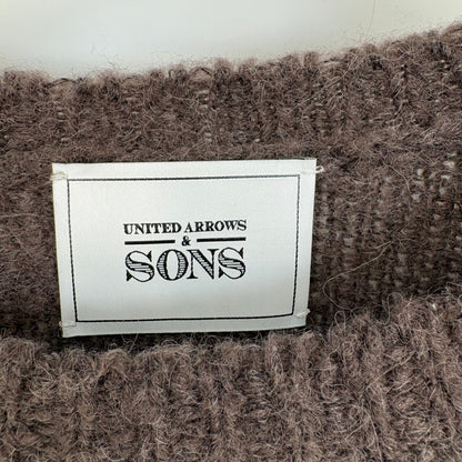 UNITED ARROWS & SONS クルーネックニット メンズ XL 茶系【中古】
