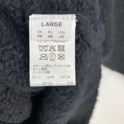 H BEAUTY ＆ YOUTH クルーネックニット メンズ L 黒系【中古】