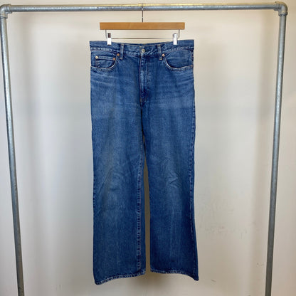 H BEAUTY ＆ YOUTH フレアデニムパンツ メンズ L 青系【中古】