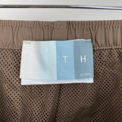 KITH ナイロンショーツ メンズ L 茶系【中古】