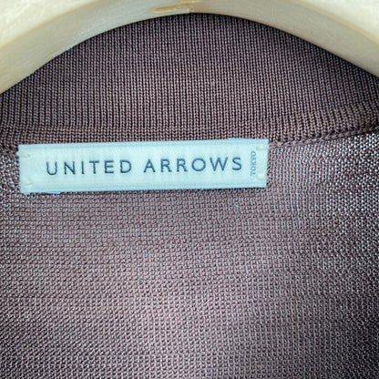 UNITED ARROWS 長袖ポロニット メンズ L 茶系【中古】