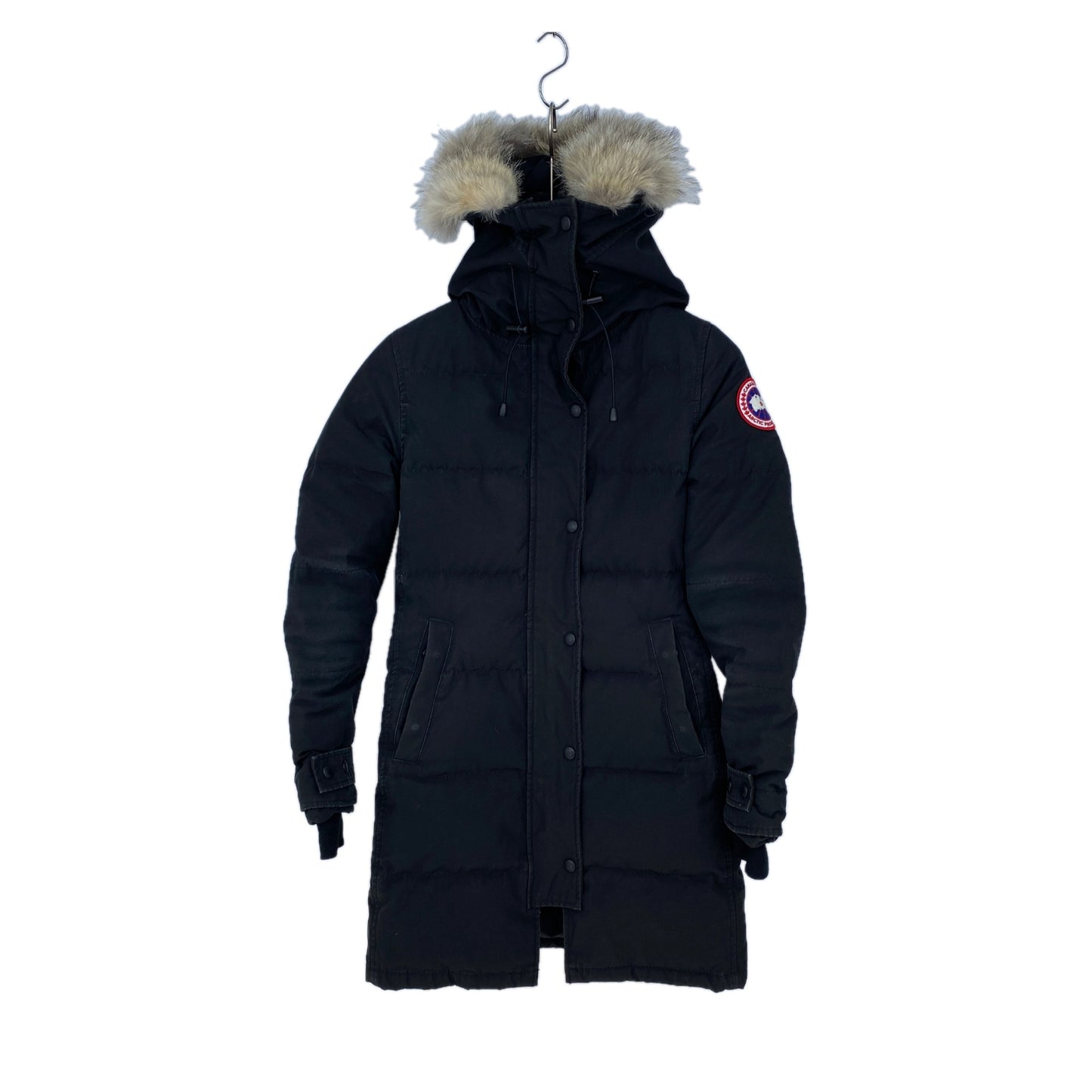 CANADA GOOSE ダウンコート レディーズ S 黒系【中古】