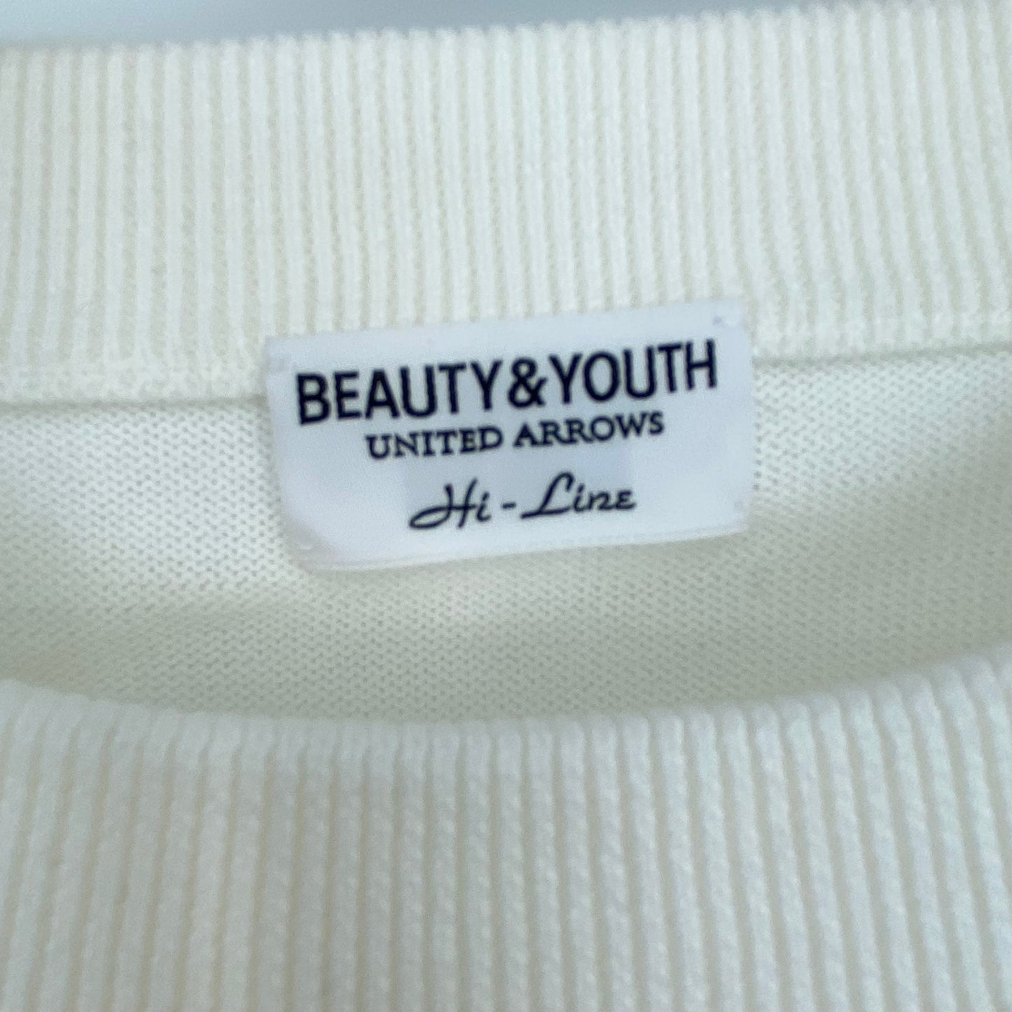 BEAUTY&YOUTH UNITED ARROWS 長袖ニット メンズ XL 白系【中古】