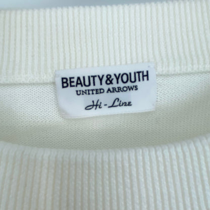 BEAUTY&YOUTH UNITED ARROWS 長袖ニット メンズ XL 白系【中古】