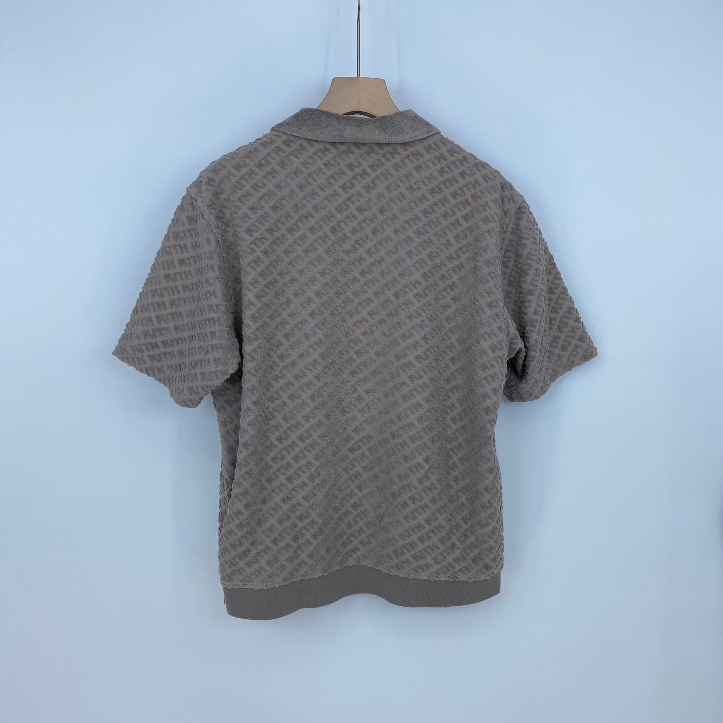 KITH 半袖ニットポロ メンズ L ベージュ系【中古】