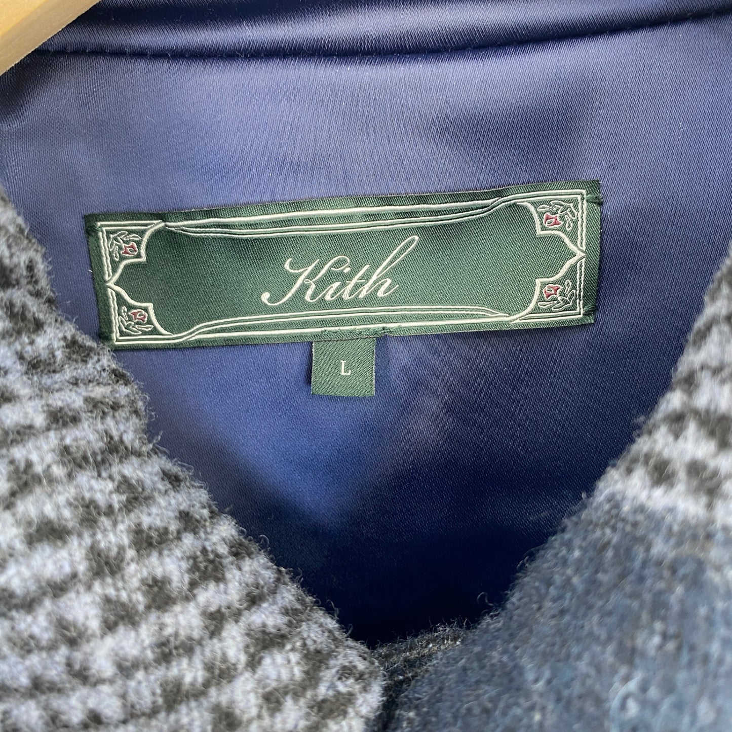 KITH ウールコーチジャケット メンズ L 紺系【中古】