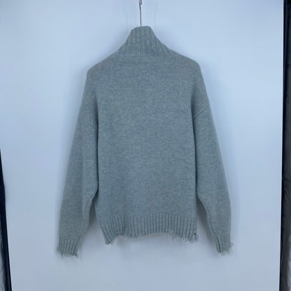 H BEAUTY ＆ YOUTH タートルネックニット メンズ L グレー系【中古】