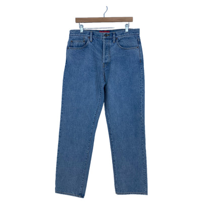 SUPREME Regular Jean Washed Indigo メンズ M 水色系【中古】