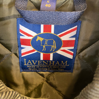 LAVENHAM キルティングブルゾン メンズ L カーキ系【中古】