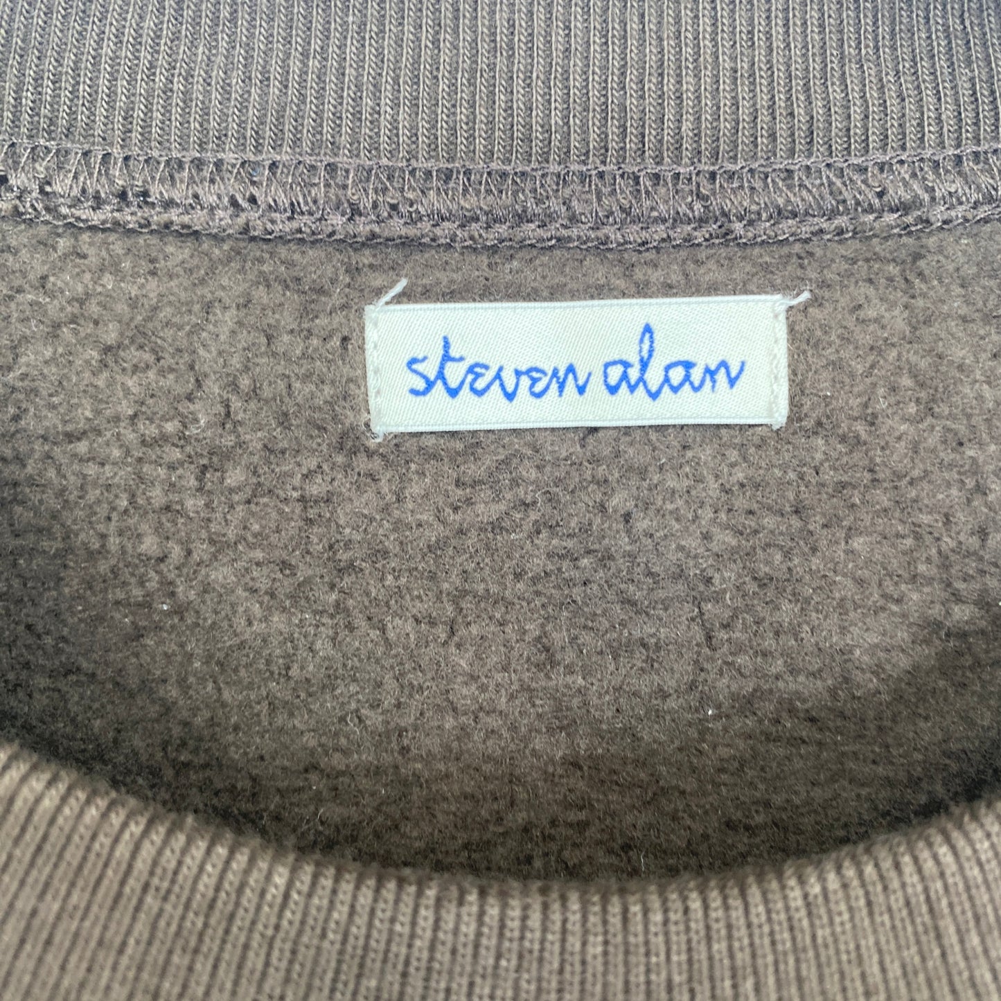 Steven alan クルーネックスウェット メンズ L 茶系【中古】