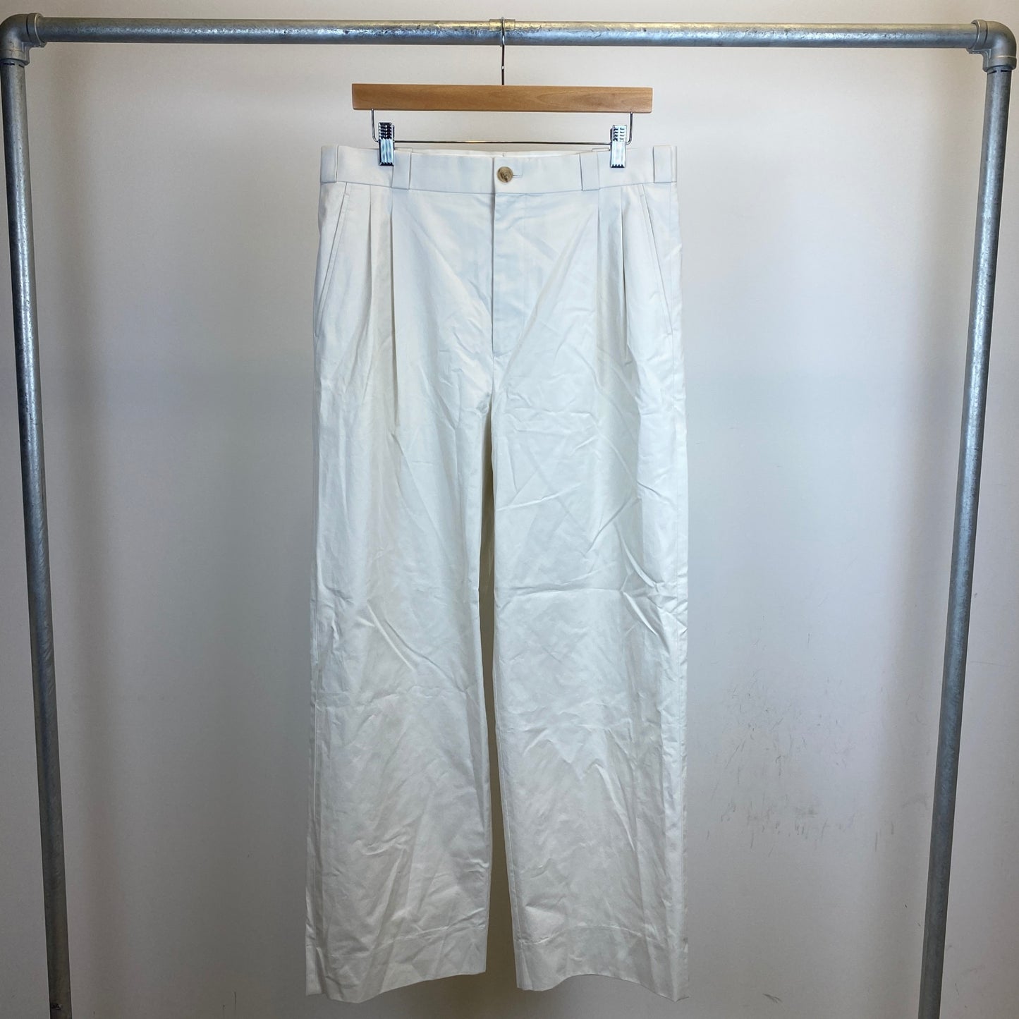 H BEAUTY ＆ YOUTH ワイドパンツ メンズ L 白系【中古】