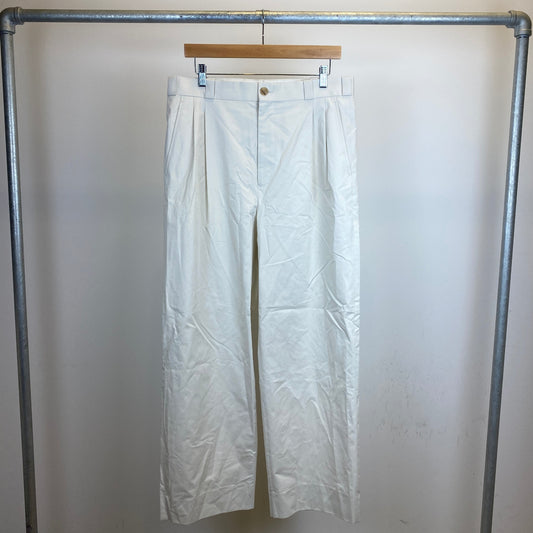 H BEAUTY ＆ YOUTH ワイドパンツ メンズ L 白系【中古】