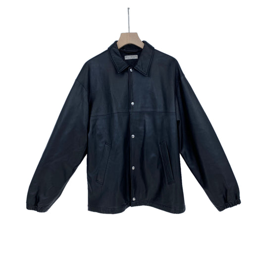 BEAUTY&YOUTH UNITED ARROWS レザーコーチジャケット メンズ XL 黒系【中古】