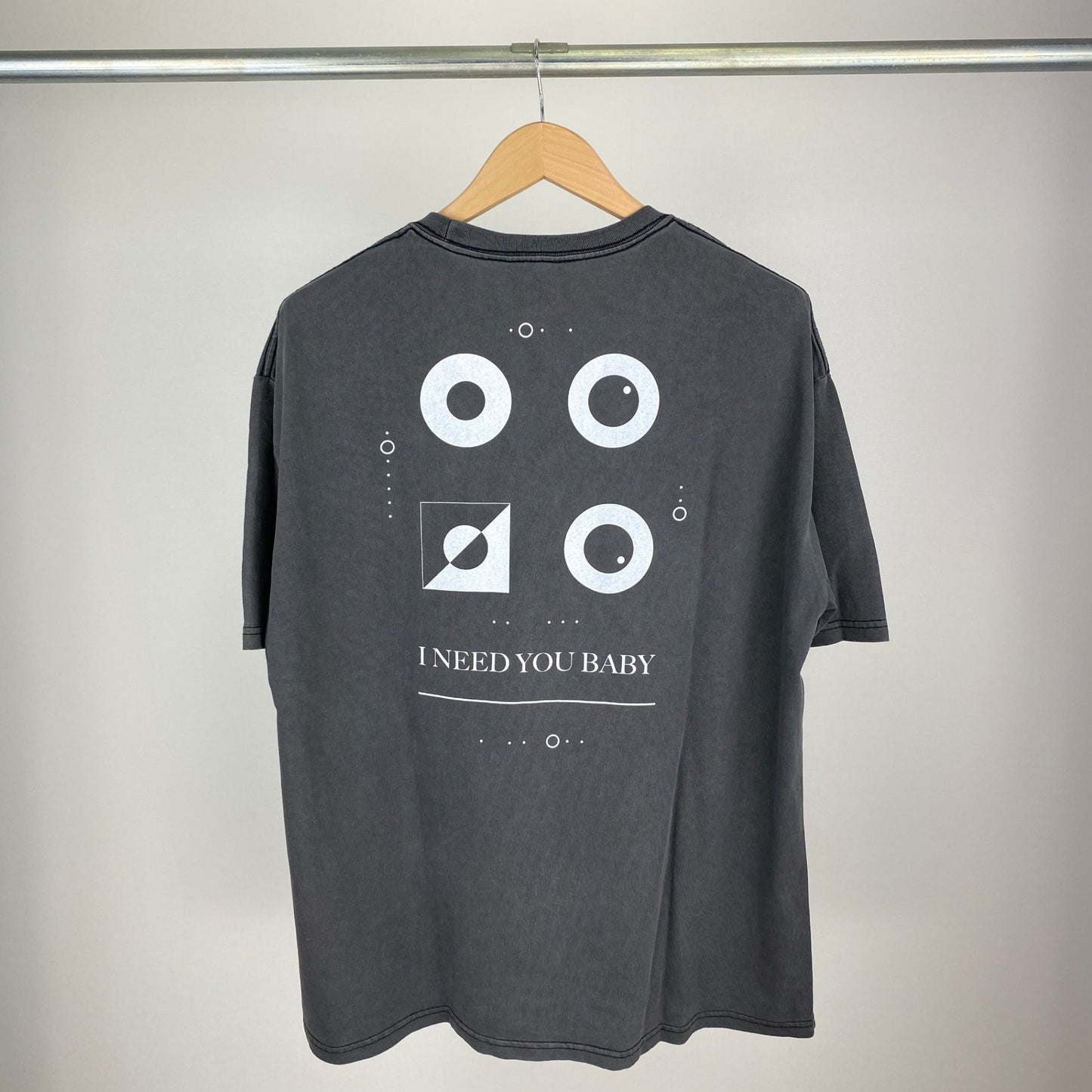 I Need You Baby 半袖Tシャツ メンズ XL 黒系【中古】