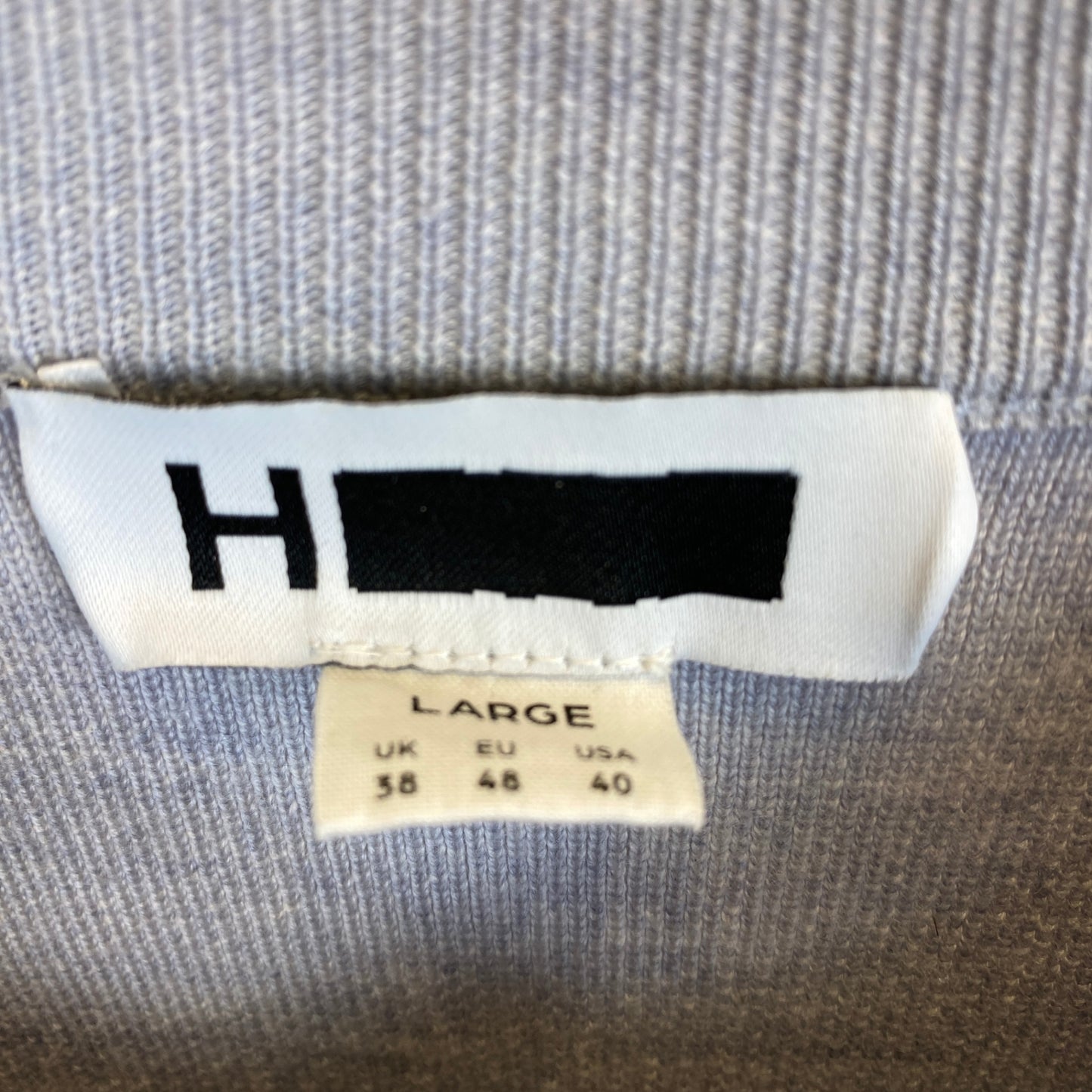 H BEAUTY ＆ YOUTH 長袖ニット メンズ L グレー系【中古】