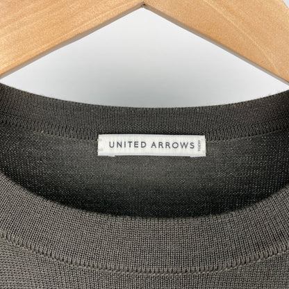 UNITED ARROWS ハイゲージニット メンズ L カーキ系【中古】