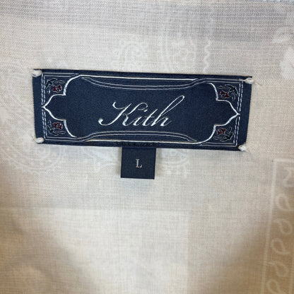 KITH 柄シャツ メンズ L ベージュ系【中古】