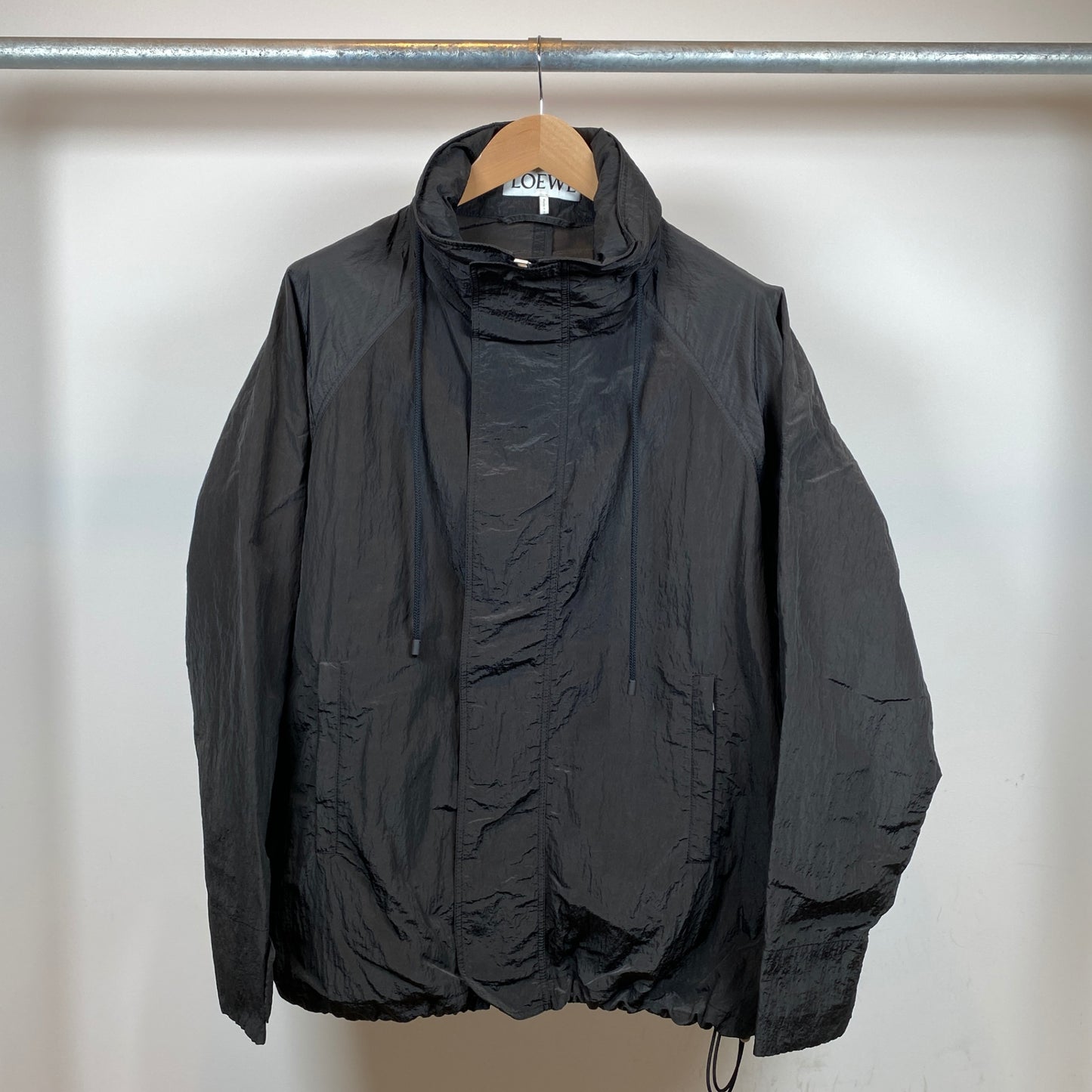 LOEWE ナイロンブルゾン メンズ L 黒系【中古】