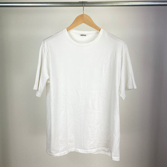 AURALEE Tシャツ メンズ XL 白系【中古】