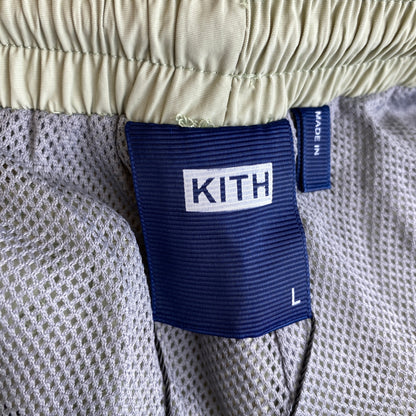 KITH ナイロンショーツ メンズ L 緑系【中古】