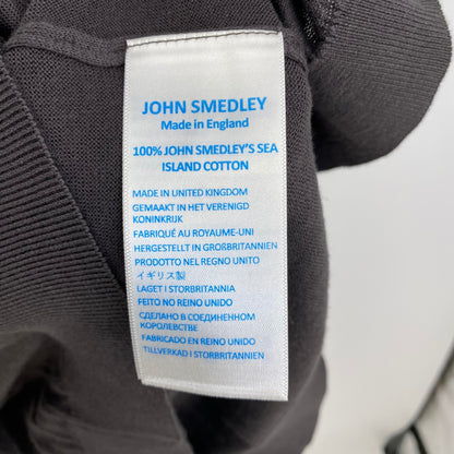 JOHN SMEDLEY 半袖クルーネックニット メンズ L 茶系【中古】