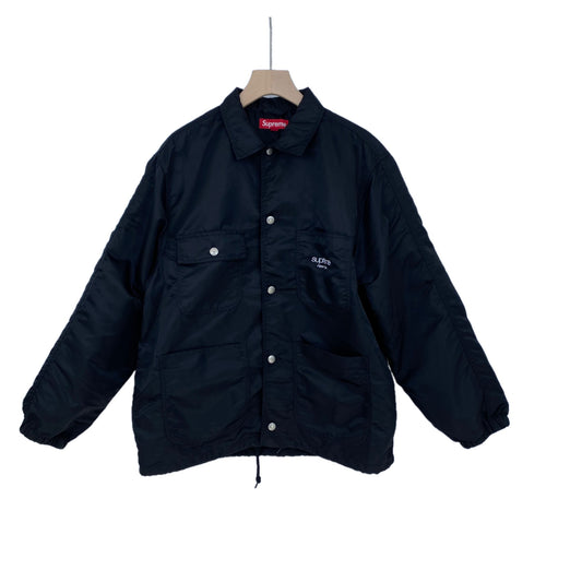 SUPREME Nylon Chore Coat メンズ L 黒系【中古】