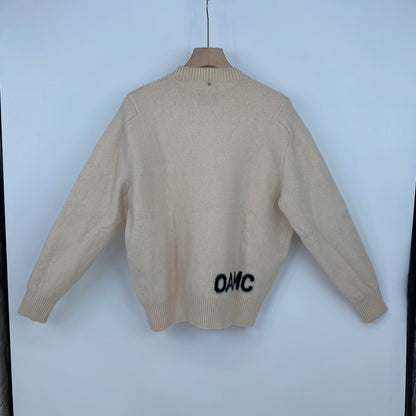 OAMC 長袖クルーネックニット メンズ M 白系【中古】