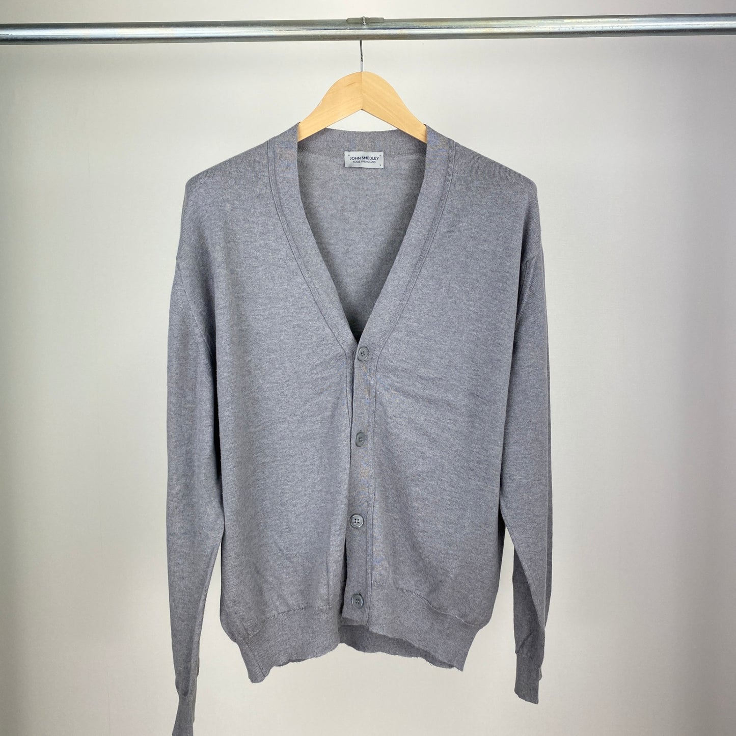 JOHN SMEDLEY ニット メンズ L グレー系【中古】