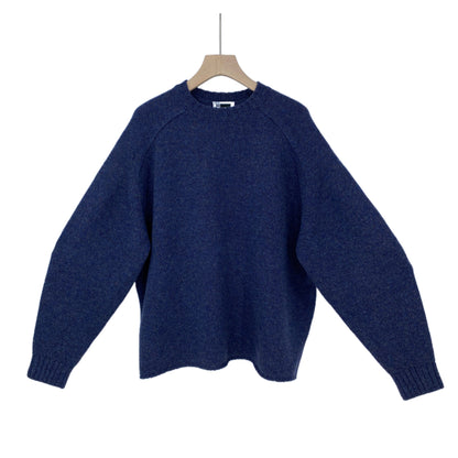 H BEAUTY ＆ YOUTH クルーネックニット メンズ L 紫系【中古】