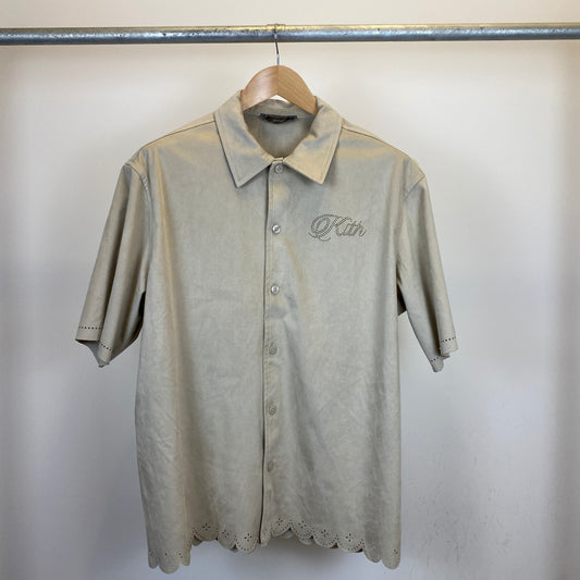 KITH 半袖シャツ メンズ L ベージュ系【中古】