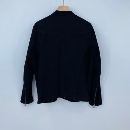TAGLIATORE シングルライダースブルゾン メンズ XL 黒系【中古】