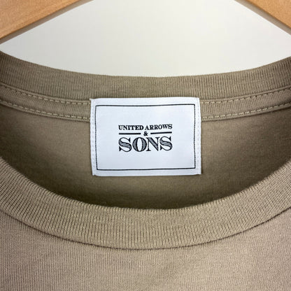 UNITED ARROWS & SONS 半袖Tシャツ メンズ XL ベージュ系【中古】