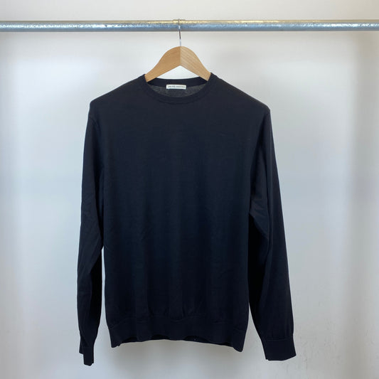 UNITED ARROWS 長袖クルーネックニット メンズ XL 黒系【中古】