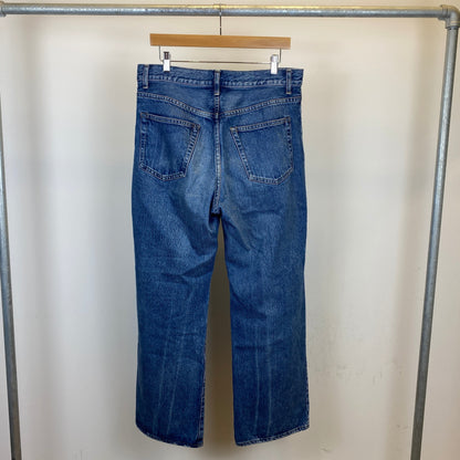 H BEAUTY ＆ YOUTH フレアデニムパンツ メンズ L 青系【中古】