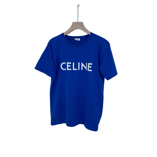 CELINE 半袖Tシャツ メンズ XS 青系【中古】