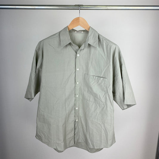 AURALEE 半袖シャツ メンズ XL 緑系【中古】