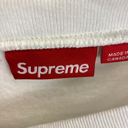 SUPREME small box crewneck メンズ L 白系【中古】