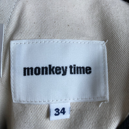 MONKEY TIME ワークパンツ メンズ XL 黒系【中古】
